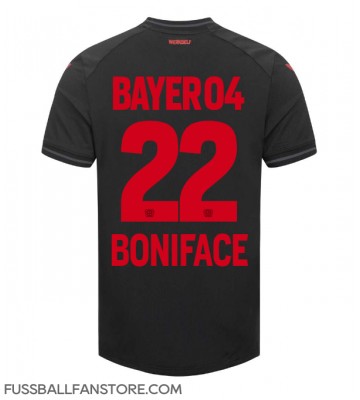 Bayer Leverkusen Victor Boniface #22 Replik Heimtrikot 2023-24 Kurzarm